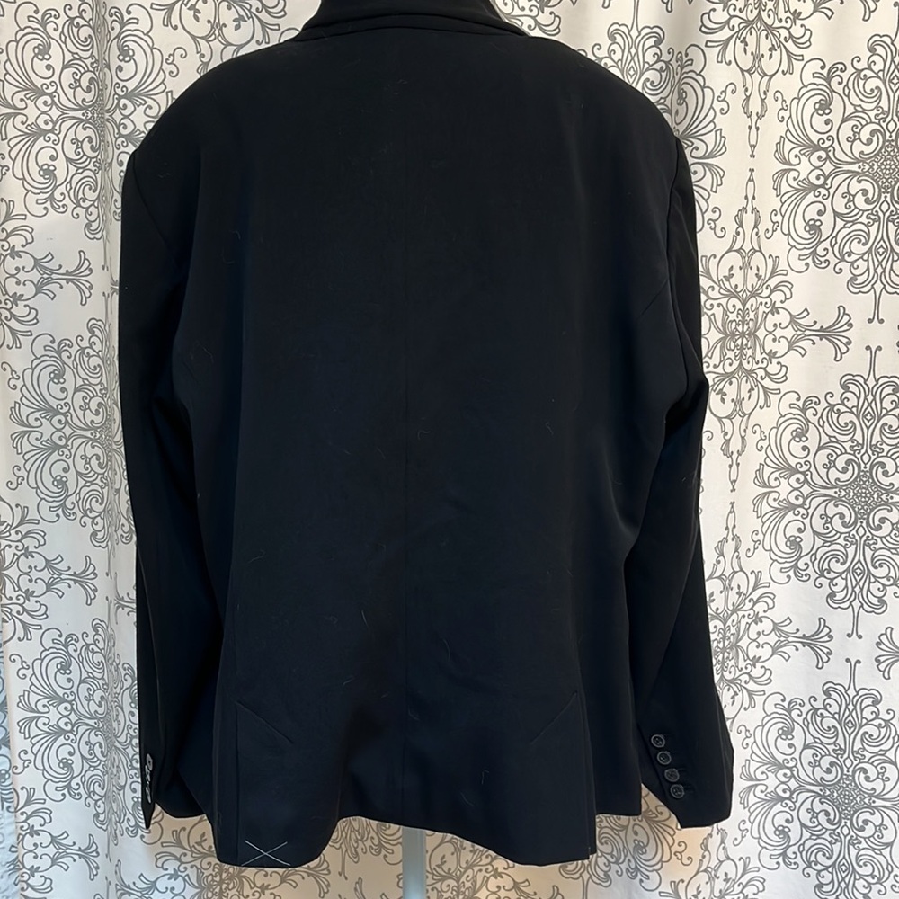 MM. Lafleur black +3 double breasted blazer with double back vent like new - Picture 4 of 8